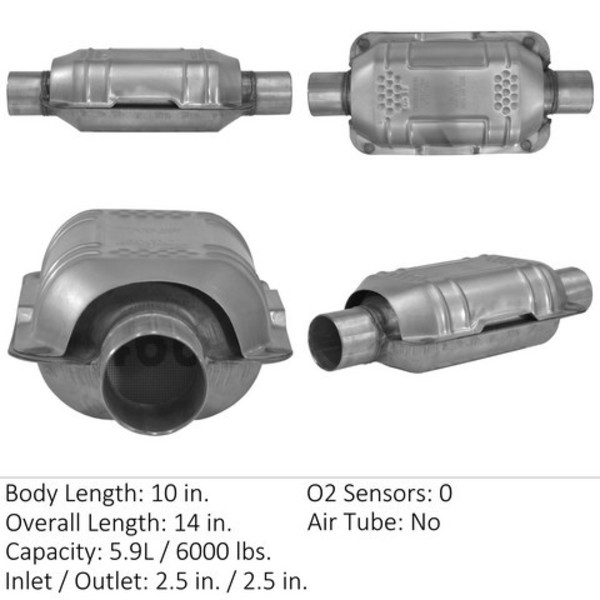 Eastern Converters Fed/Epa Semi-Universal Cat Converter, 70318 70318